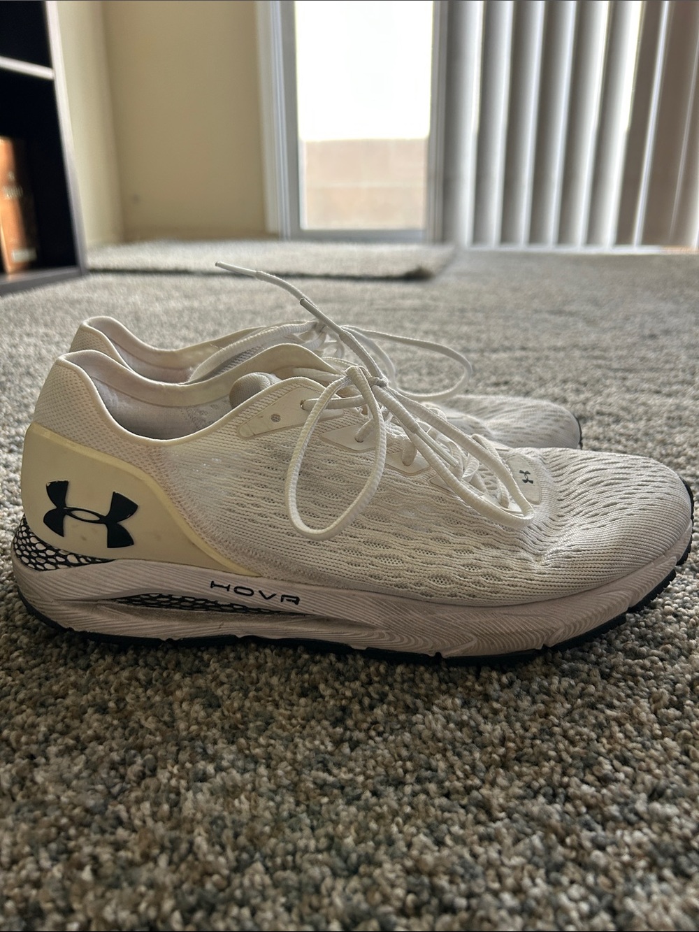Under Armour Men’s White Athletic HOVR Running Sneakers